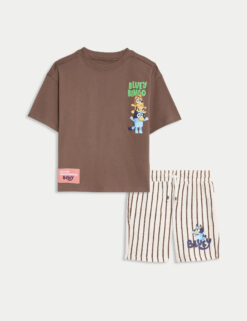 2pc Pure Cotton Bluey™ Top & Bottom Outfit (2-8 Yrs)