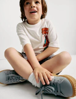 2pc Pure Cotton Marvel™ Outfit (2-8 Yrs) -School Uniform Store 2pc Pure Cotton Marvel Outfit 2 8 Yrs 1 4