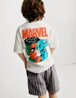 2pc Pure Cotton Marvel™ Outfit (2-8 Yrs) -School Uniform Store 2pc pure cotton marvel outfit 2 8 yrs 1 12
