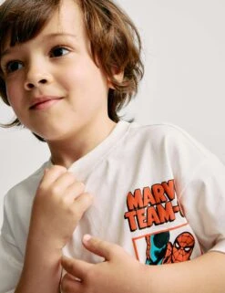 2pc Pure Cotton Marvel™ Outfit (2-8 Yrs) -School Uniform Store 2pc pure cotton marvel outfit 2 8 yrs 1 13