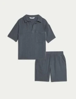 2pc Pure Cotton Top And Shorts Set (2-8 Yrs) -School Uniform Store 2pc pure cotton top and shorts set 2 8 yrs 1 9