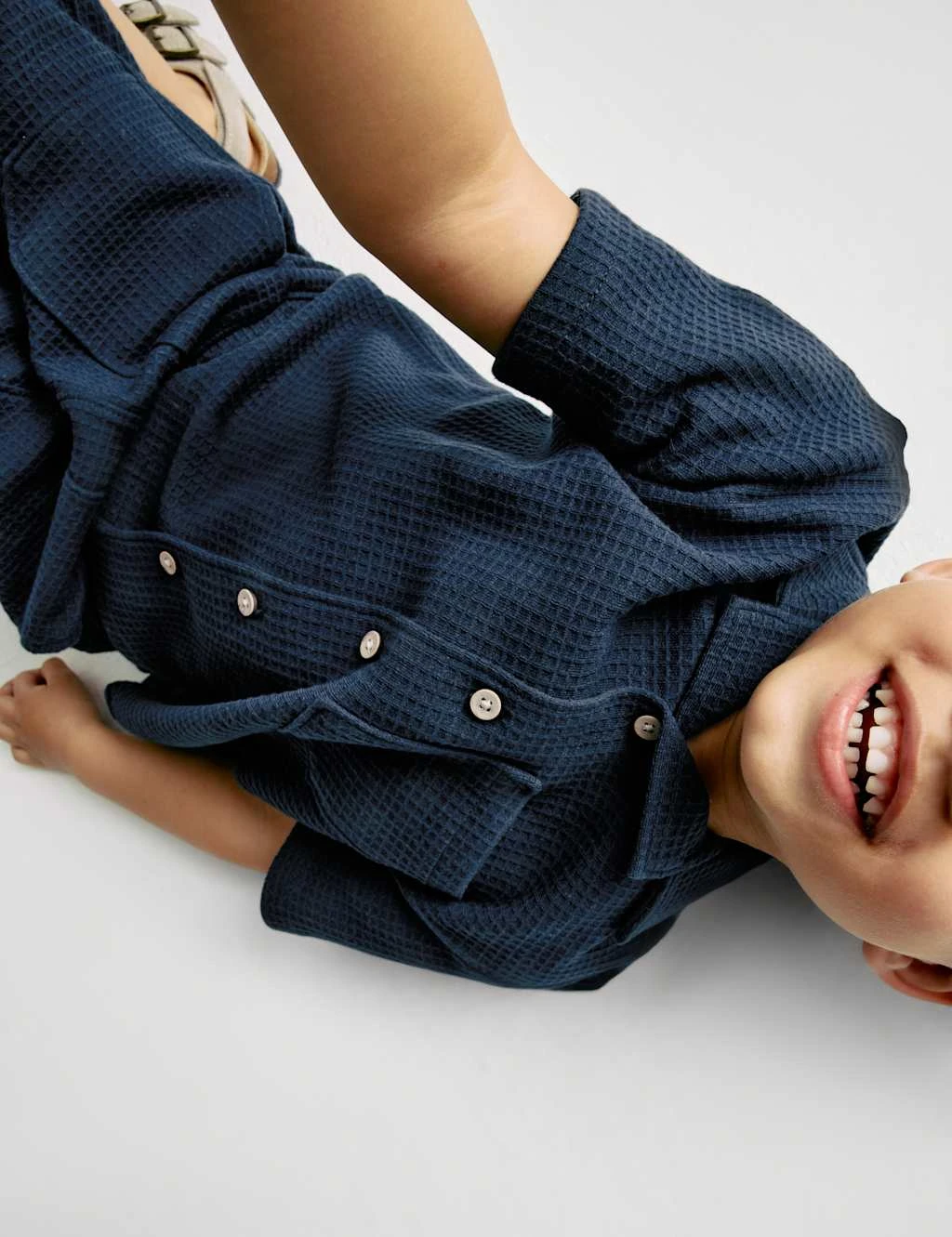 2pc Pure Cotton Waffle Shirt And Short Set (2-8 Yrs) 14 2pc Pure Cotton Waffle Shirt And Short Set (2-8 Yrs) - Image 12