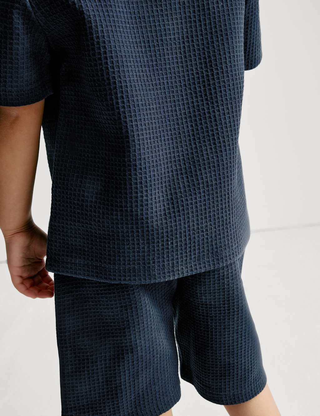 2pc Pure Cotton Waffle Shirt And Short Set (2-8 Yrs) 15 2pc Pure Cotton Waffle Shirt And Short Set (2-8 Yrs) - Image 13