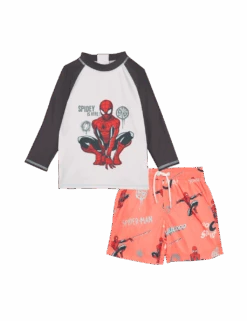 2pc Spider-Man™ Swim Set (2-8 Yrs) -School Uniform Store 2pc spider man swim set 2 8 yrs