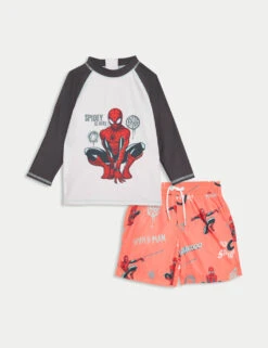 2pc Spider-Man™ Swim Set (2-8 Yrs) -School Uniform Store 2pc spider man swim set 2 8 yrs 1 11