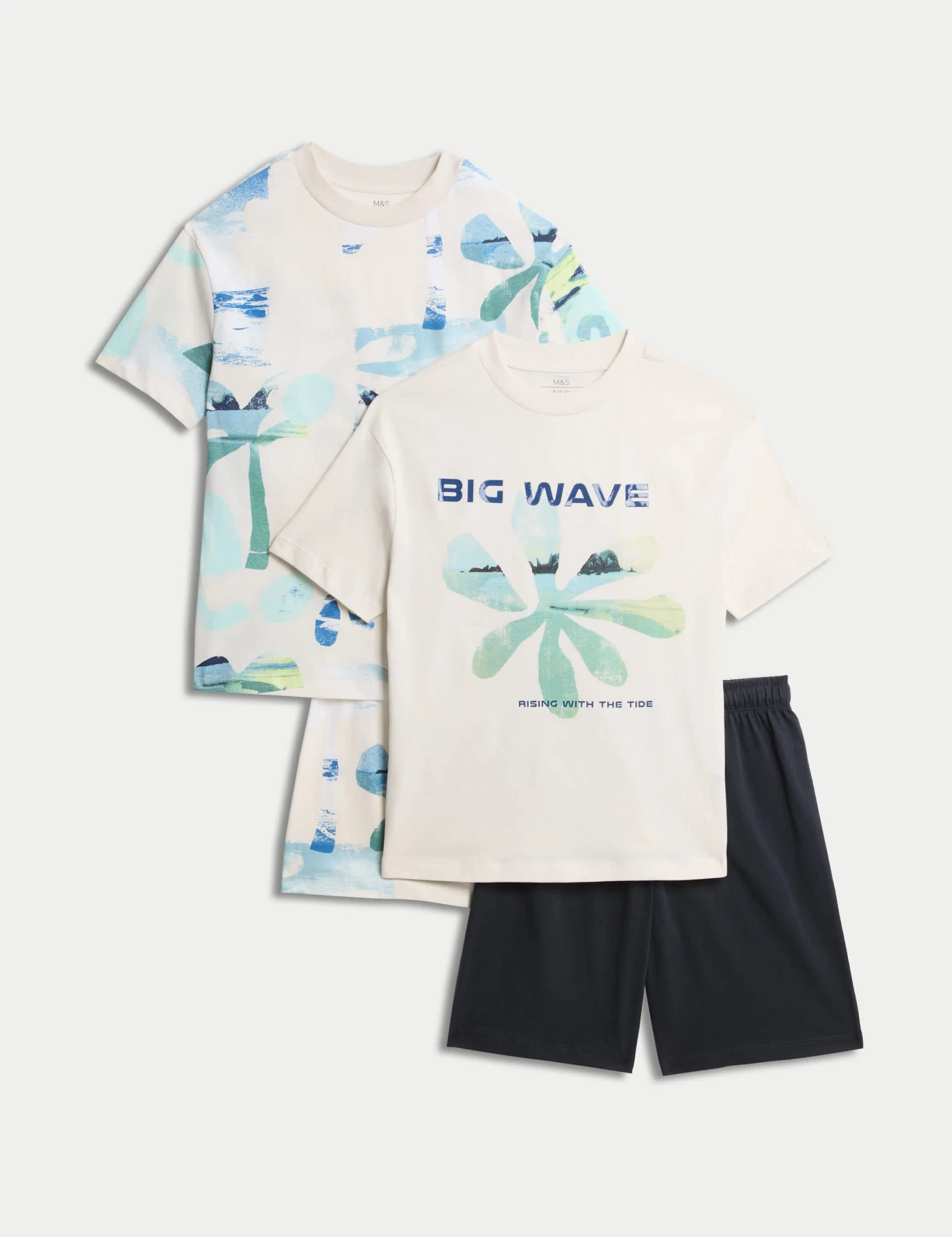 2pk Pure Cotton Graphic Pyjama Sets (6-16 Yrs) 3 2pk Pure Cotton Graphic Pyjama Sets (6-16 Yrs)