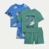 2pk Pure Cotton Turtle Pyjama Sets (1-8 Yrs) -School Uniform Store 2pk Pure Cotton Turtle Pyjama Sets 1 8 Yrs