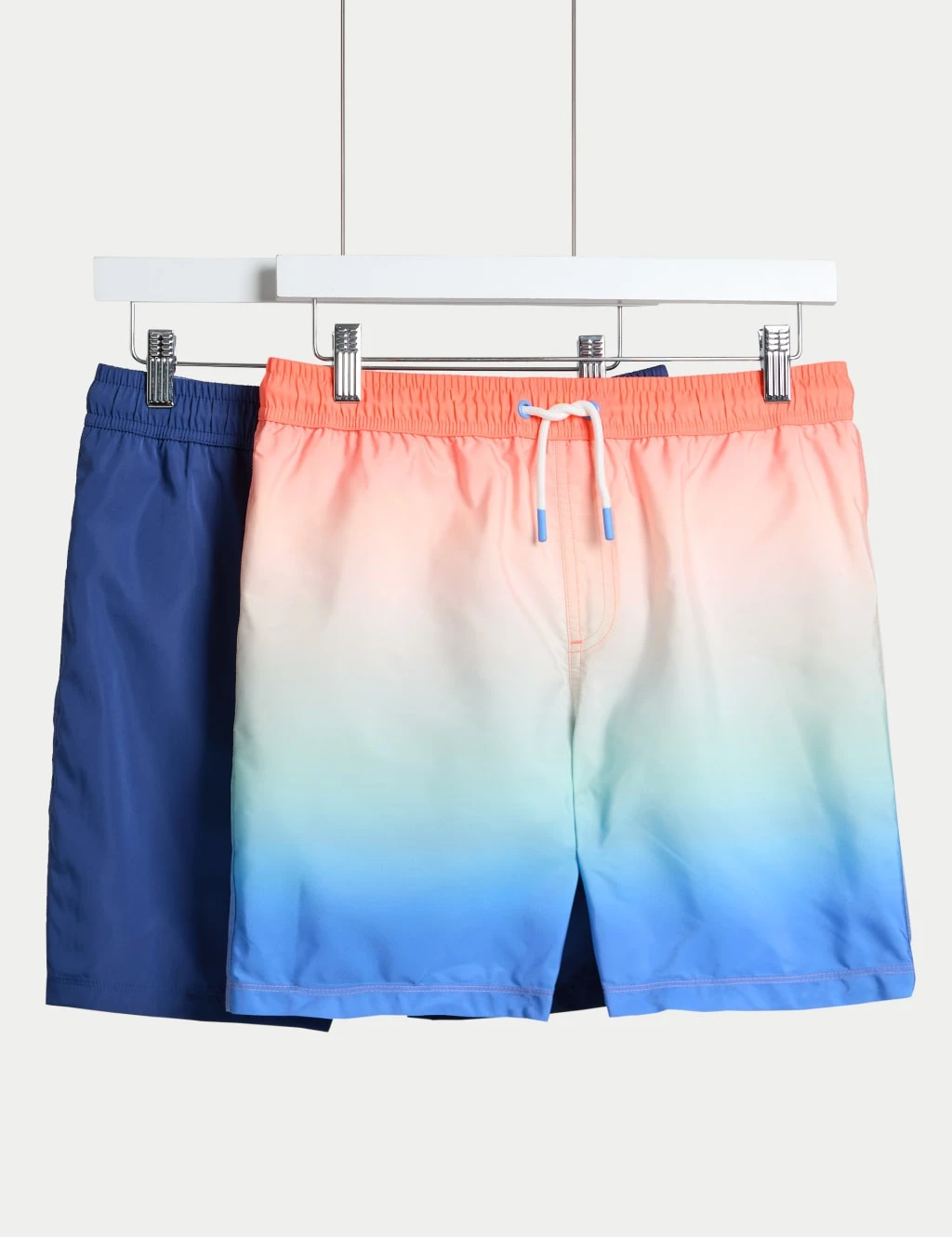 2pk Ombre Swim Shorts (6-16 Yrs) 4 2pk Ombre Swim Shorts (6-16 Yrs) - Image 2