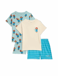 2pk Paddington™ Pyjama Sets (1-7 Yrs) -School Uniform Store 2pk paddington pyjama sets 1 7 yrs