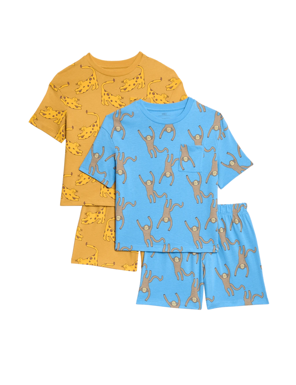 2pk Pure Cotton Animal Print Pyjama Sets (1-8 Yrs) 5 2pk Pure Cotton Animal Print Pyjama Sets (1-8 Yrs) - Image 3