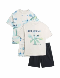 2pk Pure Cotton Graphic Pyjama Sets (6-16 Yrs) 7 2pk Pure Cotton Graphic Pyjama Sets (6-16 Yrs) -School Uniform Store 2pk pure cotton graphic pyjama sets 6 16 yrs