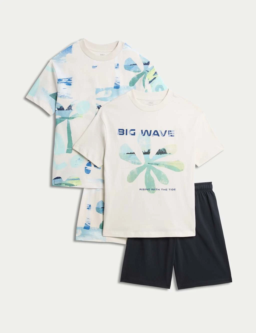 2pk Pure Cotton Graphic Pyjama Sets (6-16 Yrs) 4 2pk Pure Cotton Graphic Pyjama Sets (6-16 Yrs) - Image 2