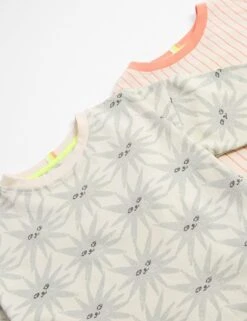 2pk Pure Cotton Sun & Striped Pyjama Sets (2-8 Yrs) -School Uniform Store 2pk pure cotton sun and striped pyjama sets 2 8 yrs 1 3