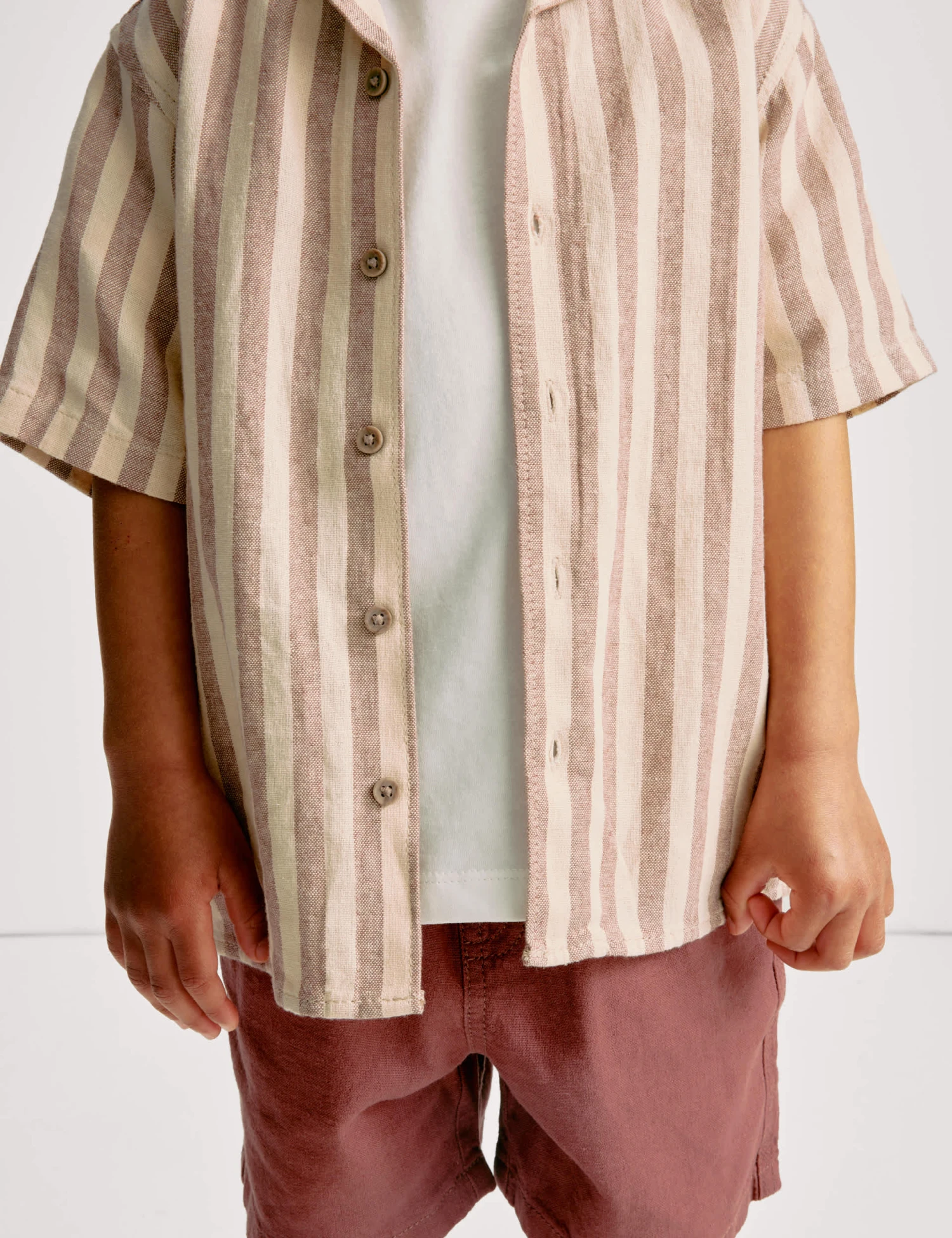 3pc Linen Top & Bottom Outfit (2-8 Yrs) 5 3pc Linen Top & Bottom Outfit (2-8 Yrs) - Image 3