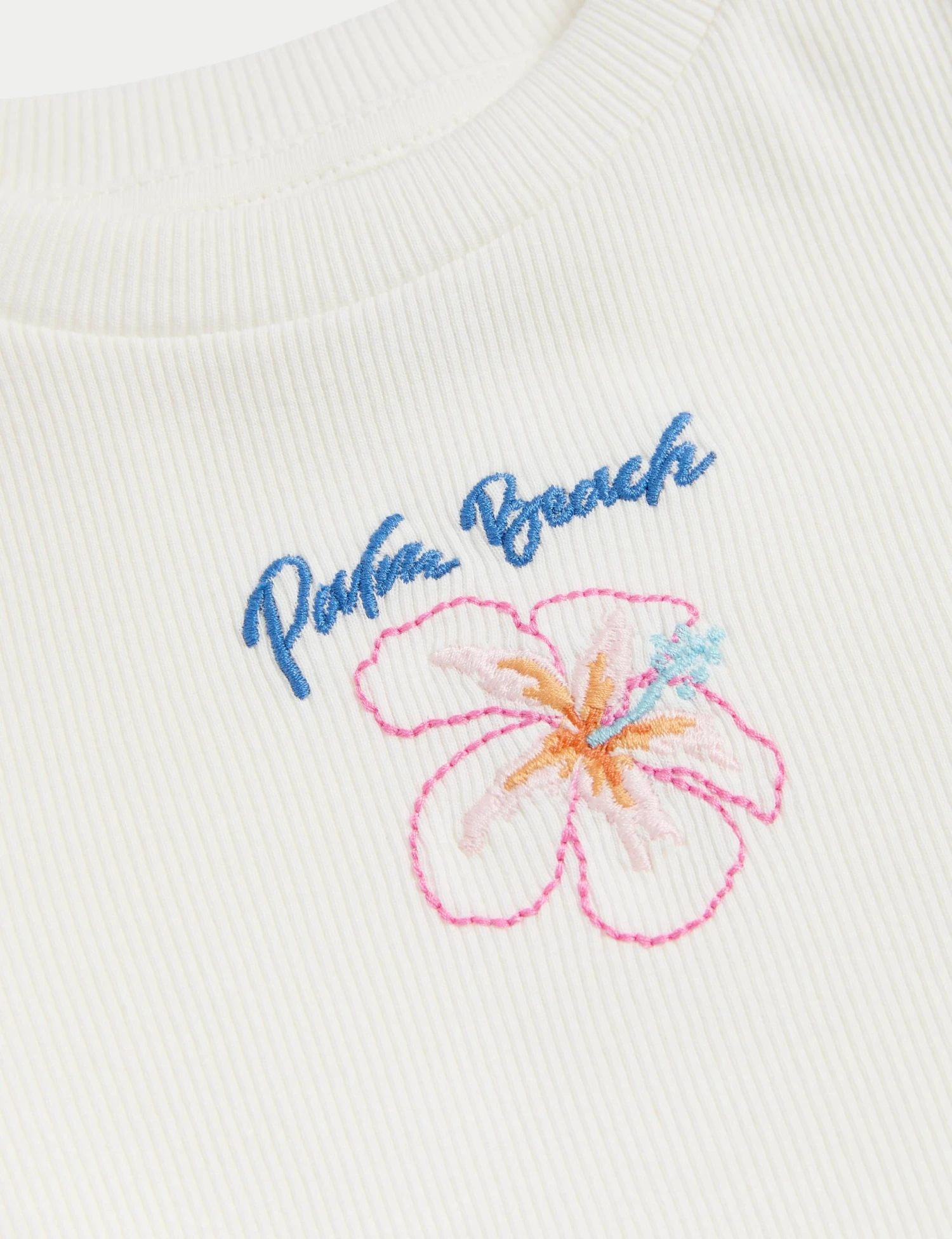 3pk Cotton Rich Floral T-Shirts (2-8 Yrs) 4 3pk Cotton Rich Floral T-Shirts (2-8 Yrs) - Image 2