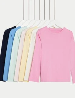 7pk Pure Cotton Tops (2-8 Yrs) -School Uniform Store 7pk pure cotton tops 2 8 yrs 1 1