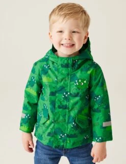 Regatta Animal Rainy Day Monster Hooded Raincoat (6 Mths-6 Yrs)