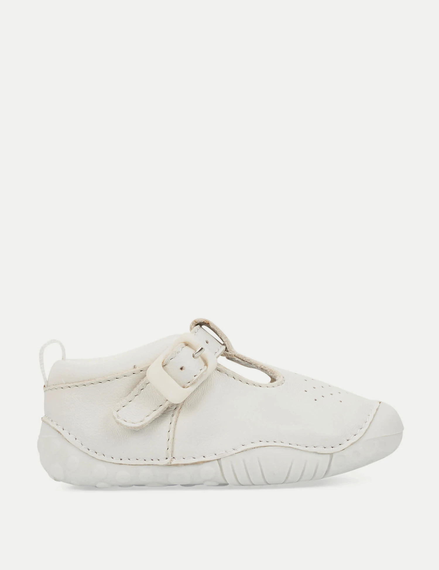 Baby Leather T-Bar Pram Shoes (2 Small - 5 Small) 3 Baby Leather T-Bar Pram Shoes (2 Small - 5 Small)