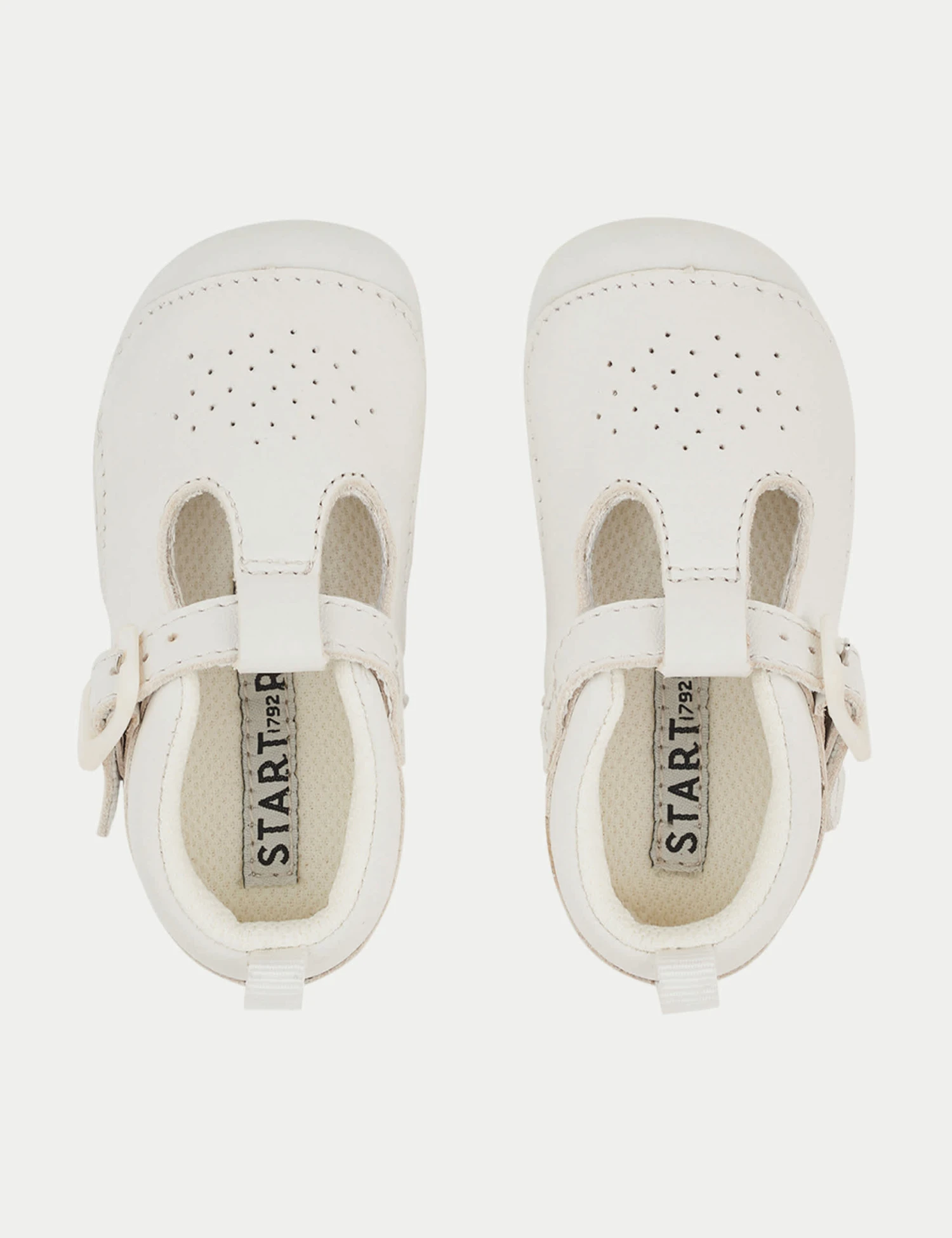 Baby Leather T-Bar Pram Shoes (2 Small - 5 Small) 4 Baby Leather T-Bar Pram Shoes (2 Small - 5 Small) - Image 2