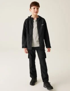 Regatta Calderdale III Hooded Raincoat (3-14 Yrs) -School Uniform Store Calderdale III Hooded Raincoat 3 14 Yrs 1 2