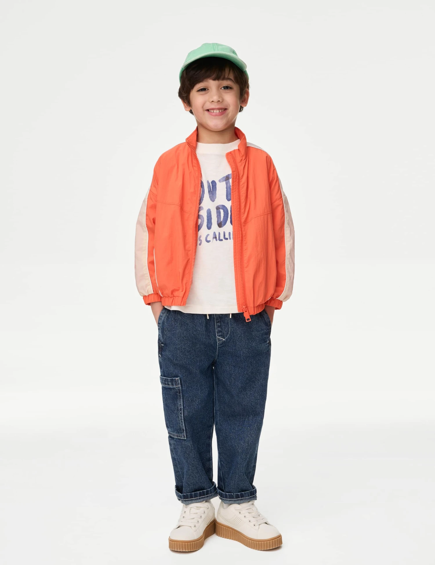 Colour Block Windbreaker (2-8 Yrs) 3 Colour Block Windbreaker (2-8 Yrs)
