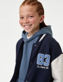 Cotton Rich '83 Los Angeles Athl' Bomber (6-16 Yrs) -School Uniform Store Cotton Rich 83 Los Angeles Athl Bomber 6 16 Yrs 1 3