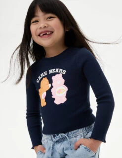 Cotton Rich Care Bears™ Top (2-8 Yrs)