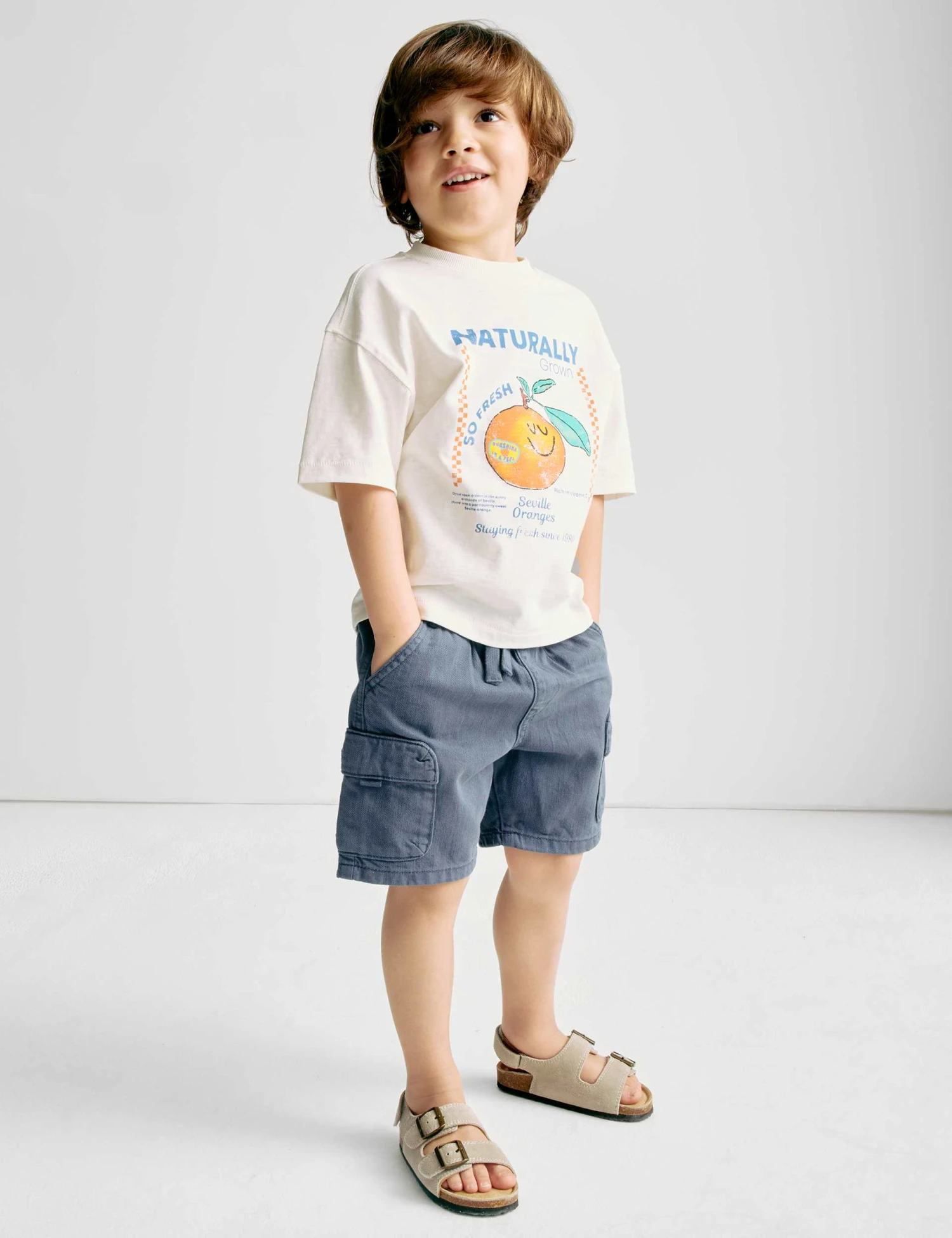 Cotton Rich Cargo Shorts (2-8 Yrs) 8 Cotton Rich Cargo Shorts (2-8 Yrs) - Image 6