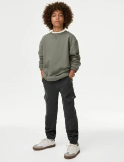 Cotton Rich Cargo Trousers (6-16 Yrs)