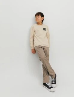 Jack & Jones Junior Cotton Rich Chinos (10-16 Yrs)