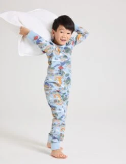 Cotton Rich Dragon Print Pyjamas (1-10 Yrs)