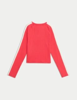 Cotton Rich Graphic Ribbed Top (6-16 Yrs) 27 Cotton Rich Graphic Ribbed Top (6-16 Yrs) -School Uniform Store Cotton Rich Graphic Ribbed Top 6 16 Yrs 1 5