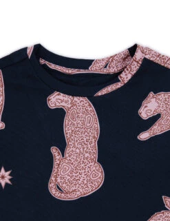 Cotton Rich Leopard Print Pyjamas (1-12 Yrs) -School Uniform Store Cotton Rich Leopard Print Pyjamas 1 12 Yrs 1 2