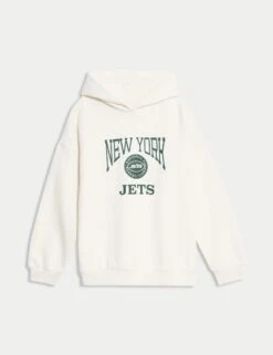 Cotton Rich NFL Jets Hoodie (6-16 Yrs) 16 Cotton Rich NFL Jets Hoodie (6-16 Yrs) -School Uniform Store Cotton Rich NFL Jets Hoodie 6 16 Yrs 1 1