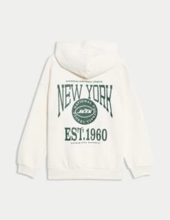Cotton Rich NFL Jets Hoodie (6-16 Yrs) 20 Cotton Rich NFL Jets Hoodie (6-16 Yrs) -School Uniform Store Cotton Rich NFL Jets Hoodie 6 16 Yrs 1 5