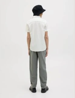 Jack & Jones Junior Cotton Rich Short Sleeve Shirt (8-16 Yrs) -School Uniform Store Cotton Rich Short Sleeve Shirt 8 16 Yrs 1 2