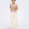 Cotton Rich Striped Crochet Vest (7-14 Yrs)