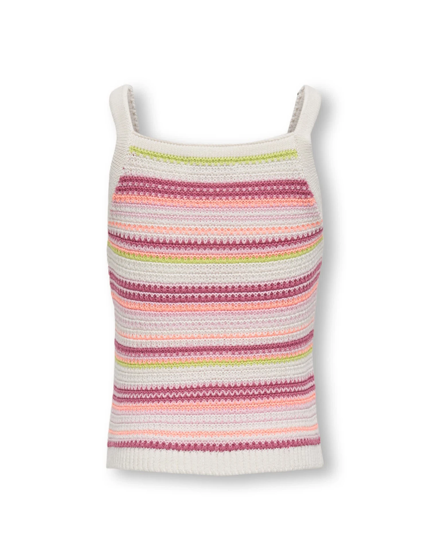 Cotton Rich Striped Crochet Vest (7-14 Yrs) 4 Cotton Rich Striped Crochet Vest (7-14 Yrs) - Image 2