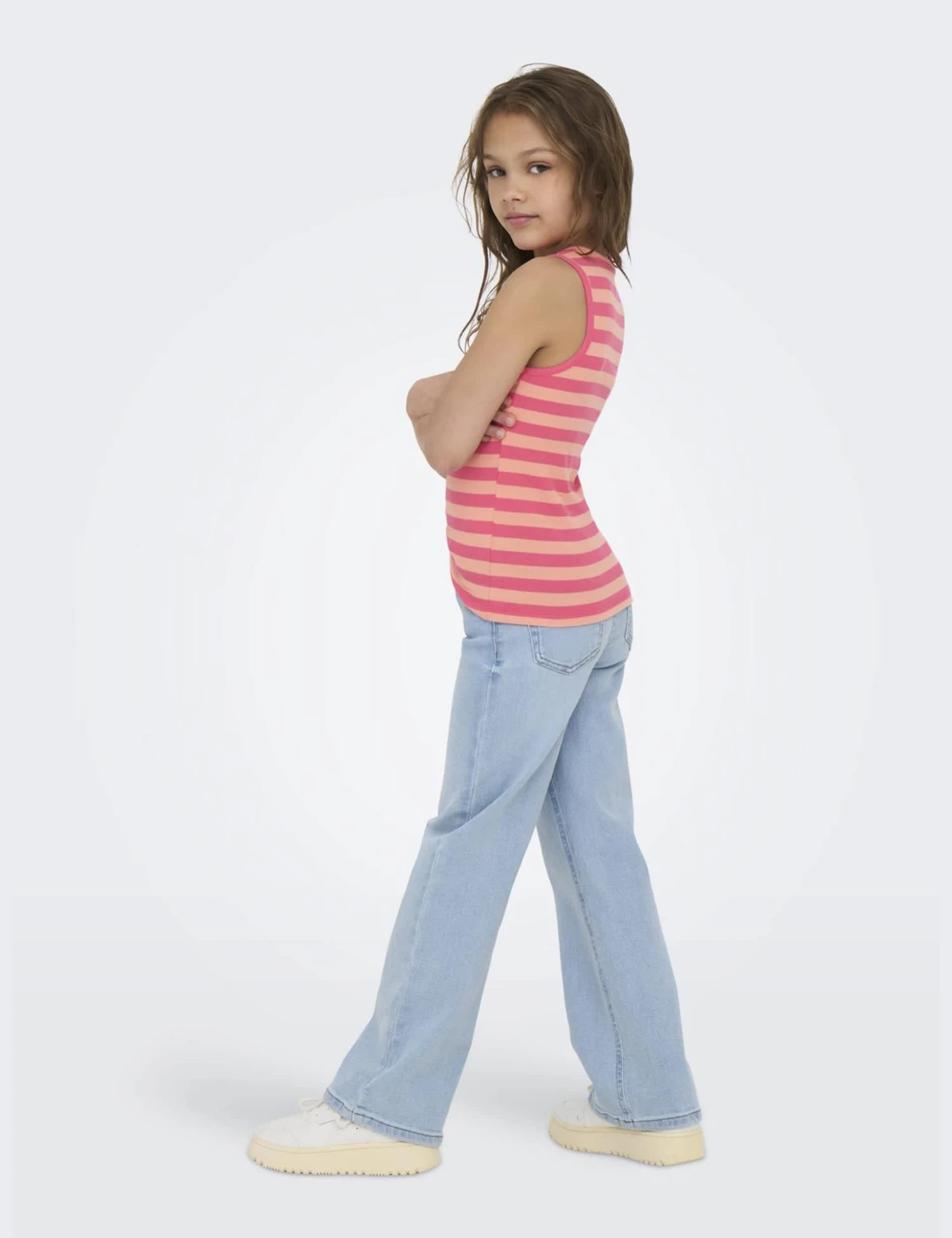 Cotton Rich Striped Vest (7-14 Yrs) 6 Cotton Rich Striped Vest (7-14 Yrs) - Image 4