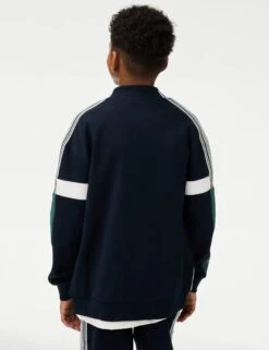 Cotton Rich Zip Sweatshirt (6-16 Yrs) 17 Cotton Rich Zip Sweatshirt (6-16 Yrs) -School Uniform Store Cotton Rich Zip Sweatshirt 6 16 Yrs 1 4