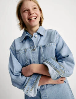 Cropped Denim Jacket (6-16 Years)