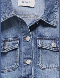 Denim Cropped Jacket (8-14 Yrs) 10 Denim Cropped Jacket (8-14 Yrs) -School Uniform Store Denim Cropped Jacket 8 14 Yrs 1 2