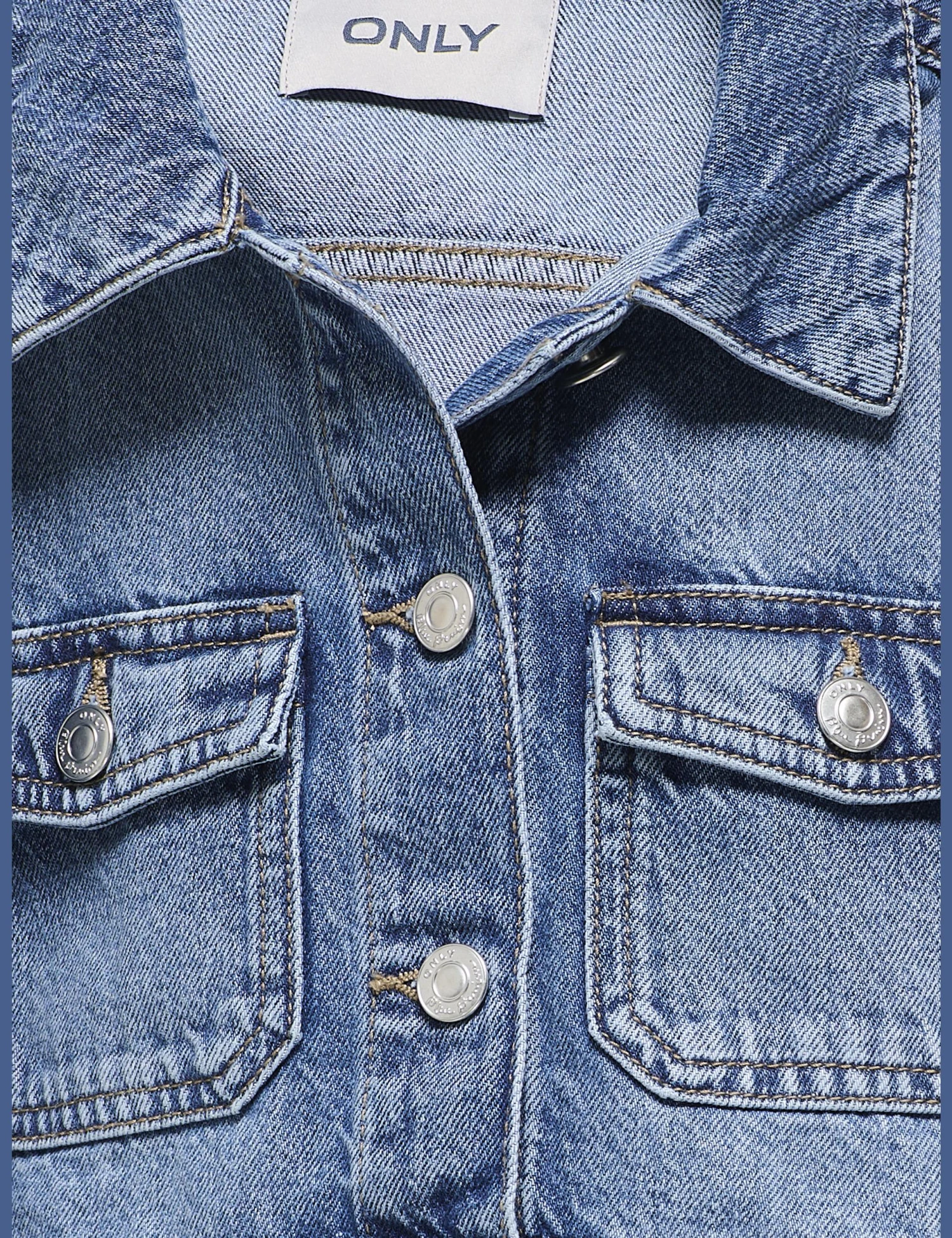 Denim Cropped Jacket (8-14 Yrs) 5 Denim Cropped Jacket (8-14 Yrs) - Image 3