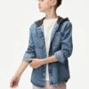 Denim Hooded Shacket (6-16 Yrs)