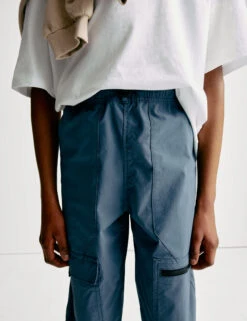 Elasticated Waist Cargo Trousers (6-16 Yrs) -School Uniform Store Elasticated Waist Cargo Trousers 6 16 Yrs 1 5