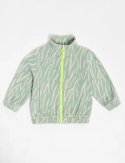 Fleece Tiger Print Hooded Jacket (2-8 Yrs)