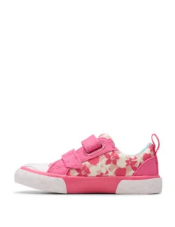 Clarks Floral Riptape Trainers (4 Small - 6 1/2 Small) 19 Clarks Floral Riptape Trainers (4 Small - 6 1/2 Small) -School Uniform Store Floral Riptape Trainers 4 Small 6 1 2 Small 1 3