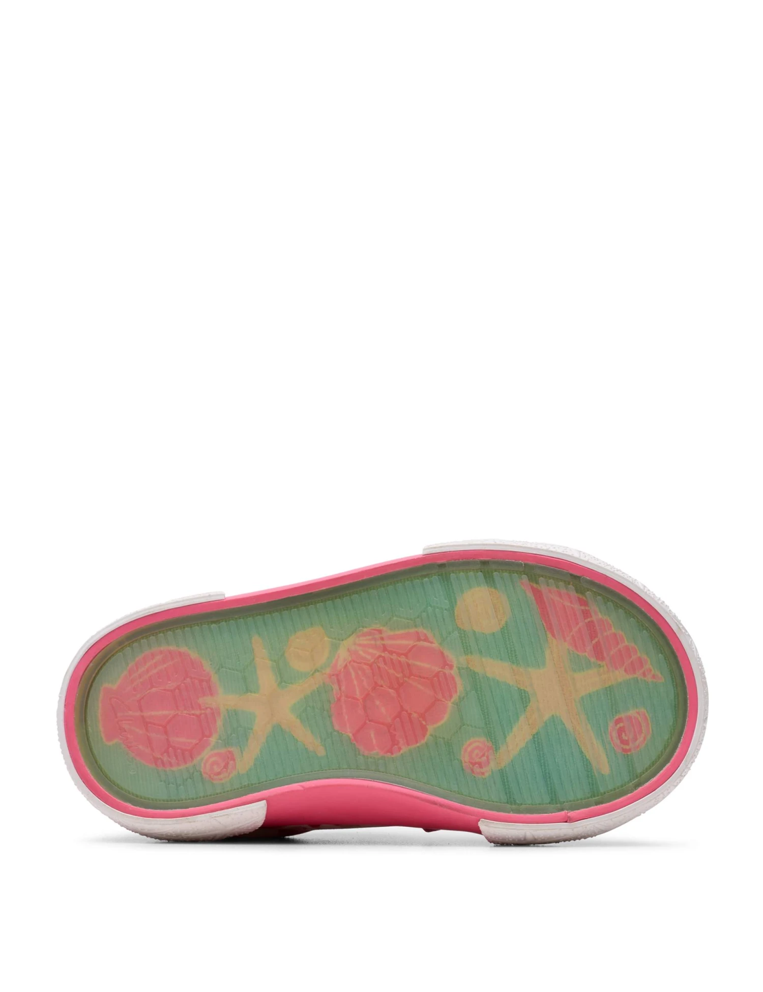 Clarks Floral Riptape Trainers (4 Small - 6 1/2 Small) 7 Clarks Floral Riptape Trainers (4 Small - 6 1/2 Small) - Image 5