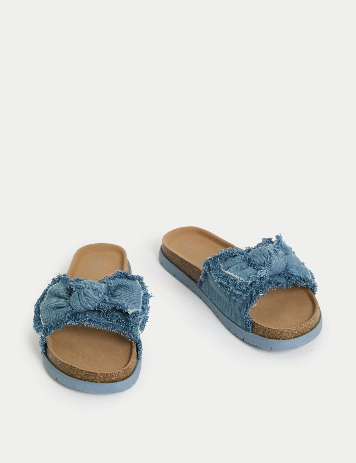 Kids' Canvas Bow Sliders (1 Large - 6 Large) 4 Kids' Canvas Bow Sliders (1 Large - 6 Large) - Image 2