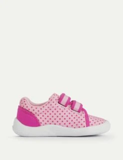 Kids' Canvas Polka Dot Riptape Trainers (3 Small - 7 Small) 22 Kids' Canvas Polka Dot Riptape Trainers (3 Small - 7 Small) -School Uniform Store Kids Canvas Polka Dot Riptape Trainers 3 Small 7 Small 1 2